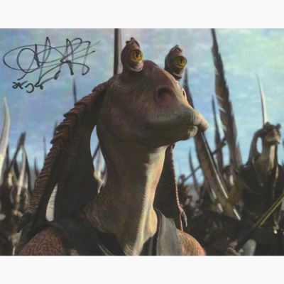 Star Wars Episode I: The Phantom Menace - Signed by Ahmed Best (Jar-Jar Binks) | Catawiki