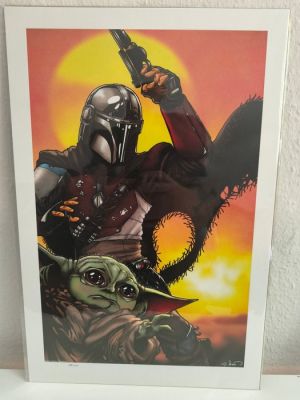 Jaime Coker Creations - The Mandalorian with Child Star Wars | Catawiki