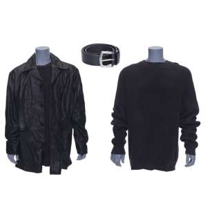END OF DAYS (1999) - Lot 260 - Jericho Cane‘s (Arnold Schwarzenegger) Leather Jacket Costume Components