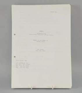 Embers (2003) original 4th draft film script with screenplay by Jean-Claude… | Ewbank’s