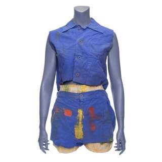 TANK GIRL (1995) - Lot 1398 - Tank Girl‘s (Lori Petty) Screen-Matched Paint-Covered Costume