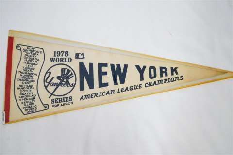 Anger Management Prop NY Yankees Baseball Pennant | GWS Auctions