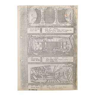 Alien (1979) | Hand-annotated Opening Scene Storyboards | Propstore