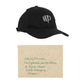 Harry Potter And the Sorcerer’s Stone (2001) | Harry Potter’s (Daniel Radcliffe) Hogwarts Acceptance Letter and Crew Cap | Propstore