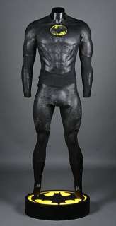 Batman (1989) | Battle-Damaged Batsuit & Bat Emblem | Propstore