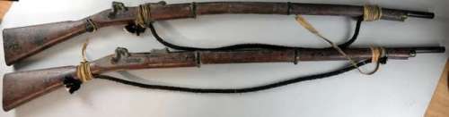 The Four Feathers (2002) - Two hard rubber prop rifles used by the Mahdi in the film. | Ewbank’s