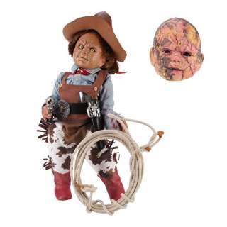 Baby Oopsie: the Feature (2021 - Full Moon)/Baby Oopsie 2: Murder Dolls (2022 - Full Moon) | Disfigured Baby Oopsie Doll Head with Cowboy Roy Doll | Propstore