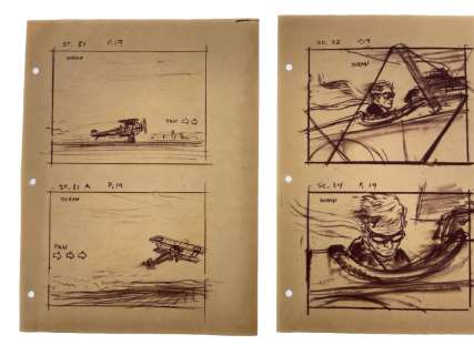 Mentor Huebner Movie Illustration Storyboard Concept Drawing Art | Los Angeles Estate Auction
