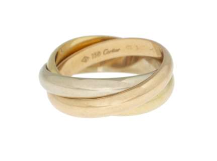 JAMES GARNER: "THE ROCKFORD FILES" CARTIER 18K ROLLING RING WITH SET PHOTOS | Julien’s