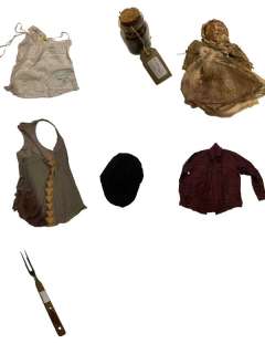 HORROR/THRILLER/ACTION FILM COSTUMES AND PROPS (BUFFY, UNDERWORLD, DRACULA). | Omega Auctions