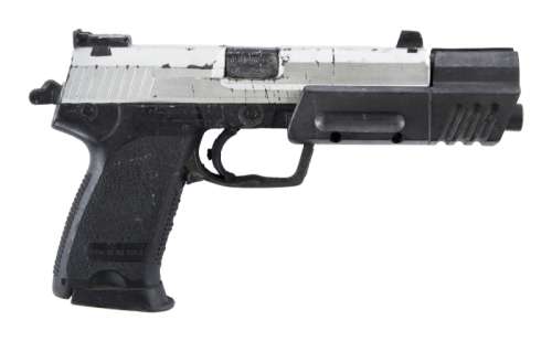Lot 982 - PACIFIC RIM - UPRISING: HECKLER & KOCH USP MATCH STUNT PISTOL PROP (WITH DVD)