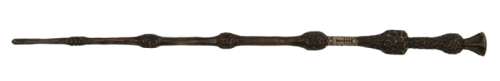Lot 1204 - HARRY POTTER AND THE DEATHLY HALLOWS PART I & II: RALPH FIENNES "LORD VOLDEMORT" ELDER WAND HERO PROP (WITH DVD)