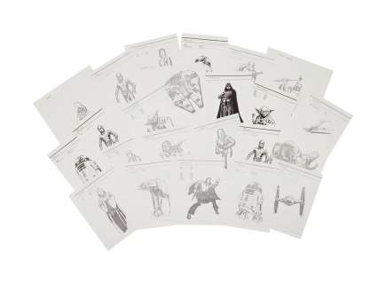 Star Wars | Character Brand Guide Artwork and Loose Brand Guide Prints | Julien’s