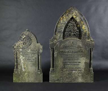 The Woman in Black | Martha Tenterton & Christina Skellett Gravestones | Propstore