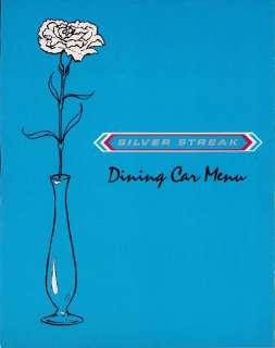 Prop menu from Silver Streak | Piece of the Past