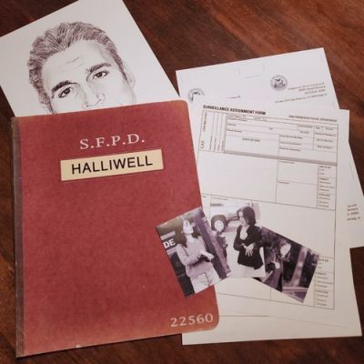 Original CHARMED Halliwell Sisters Police File Prop