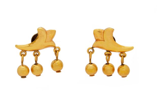 Claire Trevor - Lot ##293 - Earrings from "Crack-Up" by Joseff