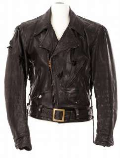 Arnold Schwarzenegger distressed biker jacket from The Terminator. | Profiles in History