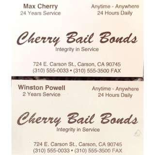 Prop Pair of Cherry Bail Bonds Business Cards from the film "Jackie Brown" starring Samuel L. Jackso | Piece of the Past