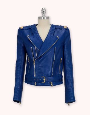 And Just Like That… | Lisa Todd Wexley Wardrobe Balmain Leather Jacket | Julien’s