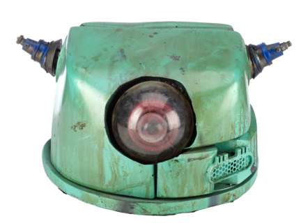 REAL STEEL (2011) - Lot #863 : Green Background Robot Head