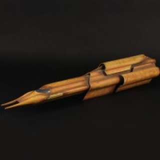 Doctor Who - Skagra (Christopher Neame) hero large scale spaceship filming miniature - Shada