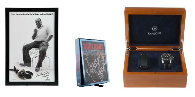 James Gandolfini | Lot 345 - 1-of-1 KOBOLD Watch with Personally Inscribed Watch Box | Julien’s