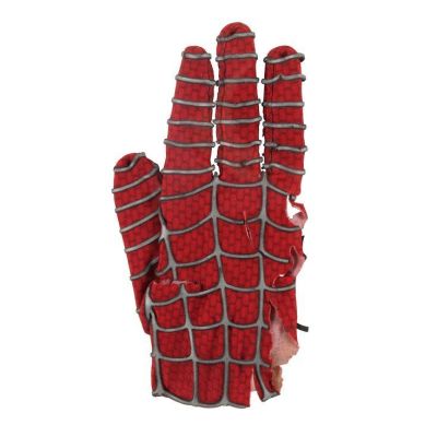 SPIDER-MAN 3 (2007) - Lot #325 : Spider-man‘s (Tobey Maguire) Framed Battle-damaged Right Glove