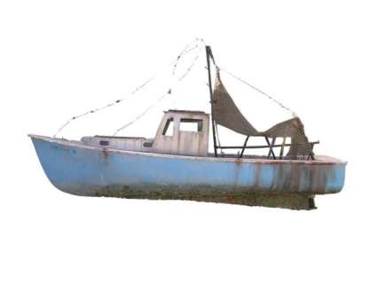 Lot 132 - Steven King Storm Of The Century Miniature Fishing Boat Movie Props