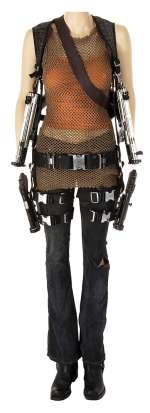 Lot 588 - Milla Jovovich "Alice" costume and guns from Resident Evil: Apocalypse.