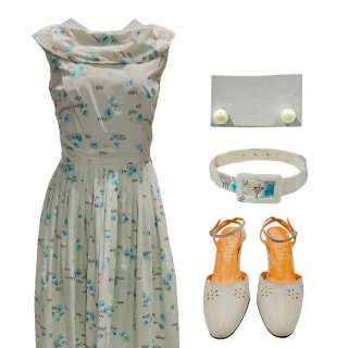 Dark Harvest Annie’s Megan Best Evening Dress, Earrings, Pin, Belt, Hair Ribbon & Heels | VIP Fan Auctions