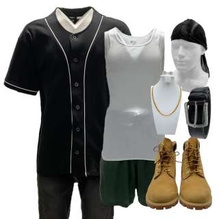 American Fiction Van Go Jenkins’s Okieriete Onaodowan Button-up Shirt, Tank Top, Pants, Shorts, Necklace, Durag, Belt & Boots | VIP Fan Auctions