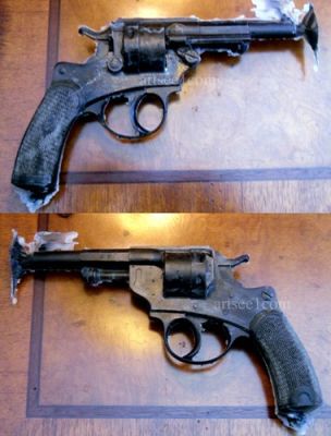 The Mummy Movie Prop Gun Pistol Revolver Rick O’Connell French Lebel Rough Kit | eBay US (Buy It Now)