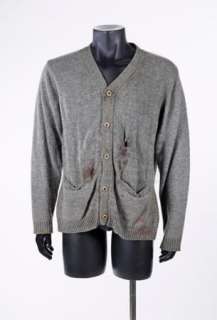 Lawless | Forrest Bondurant’s (Tom Hardy) Bloody Final Shootout Cardigan | Propstore