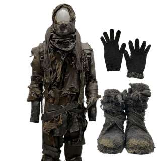 The Dark Tower (2017) Taheen Trackers Screen Worn Jacket, Pants, Boots, Harness W/ Knife, Harness W/ Machete, Harness, Machete & Sword | VIP Fan Auctions