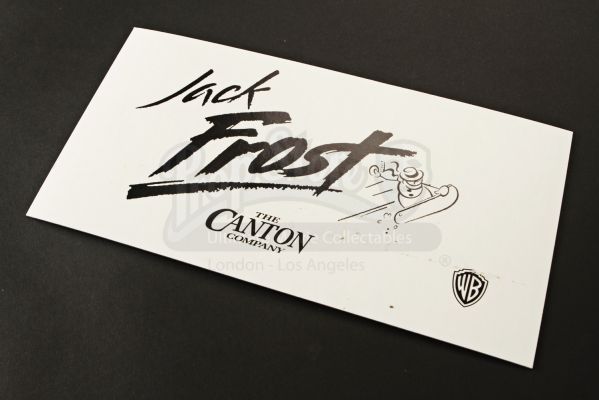 Jack Frost | Crew Parking Pass | Propstore (Buy Now)
