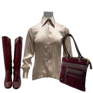 Minx Joyce Ophelia Lovibond Screen Worn Blouse, Bag & Boots Ch 1 Ep 207 | VIP Fan Auctions