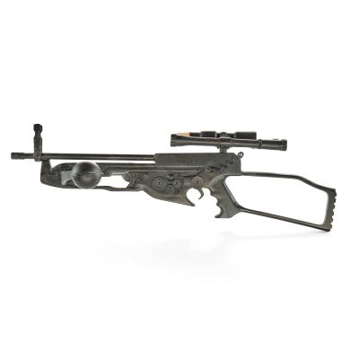 "Chewbacca" Production-Made Signature Bowcaster Prop from Star Wars Episode VII: The Force Awakens (2015) - 31 x 8 x 25 - Coronado Trading OOA | Goldin