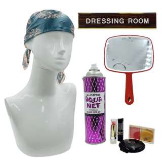 Maxxxine Maxine (Mia Goth) Production Used Bandana, Make Up, Hair Spray, Mirror & Dressing Room Sign | VIP Fan Auctions