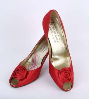 Elizabeth Taylor - Pair of red Bruno Magli shoes worn by Elizabeth Taylor in the 1989… | Ewbank’s