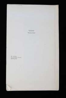 James Bond Goldfinger - Release Script, later printed. | Ewbank’s