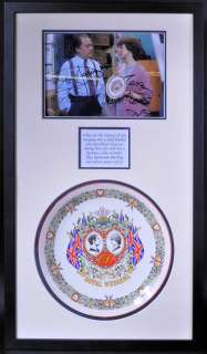 ONLY FOOLS & HORSES - DEL BOY’S SCREEN USED CHARLES & DIANA PLATE | Auctioneum Ltd