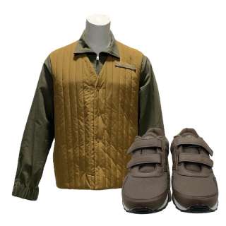 Everything Everywhere All at Once Gong Gong (James Hong) Screen Worn Vest , Shirt & Sneakers Ch 5 Sc 70-74 | VIP Fan Auctions
