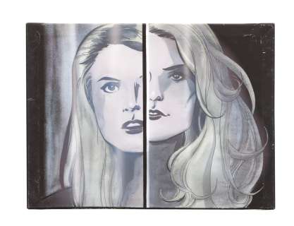 Heroes - Isaac Mendez (Santiago Cabrera) Jessica/Nikki Foretelling Prop Painting