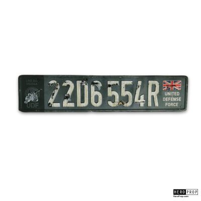 Edge of Tomorrow | Edge Of Tomorrow UDF Vehicle License Plate | HeroProp