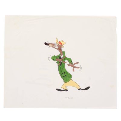 Walt Disney Studios Toon Patrol "Psycho" Weasel Original Pre-Production Artwork from Who Framed Roger Rabbit? (1988) - Graphite, Pen, and Ink on Marker Paper - Thompson LOP, Bear Burge LOA 1987-88 17" x 14" | Goldin