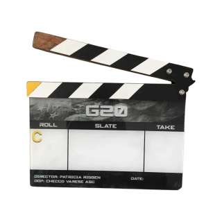 G20 Production Used (C) Clapper Board | VIP Fan Auctions