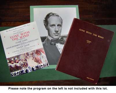 Lot #5015 - Leslie Howard‘s Gone With the Wind Final Shooting Script Inscribed by David O. Selznick