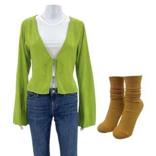 Scream VI Anika Kayoko (Devyn Nekoda) Screen Worn Stunt Double Jeans, Blouse, Tank Top & Socks Ch 2 Sc 40-46 | VIP Fan Auctions