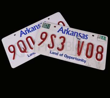 Lot 11 - American Made Barry Seal Licence Plate Set